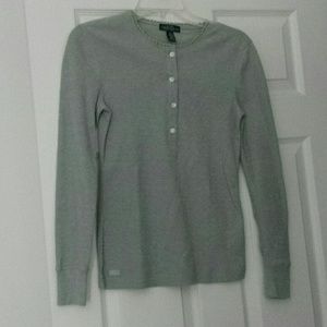 Long sleeve Ralph  Lauren grey shirt